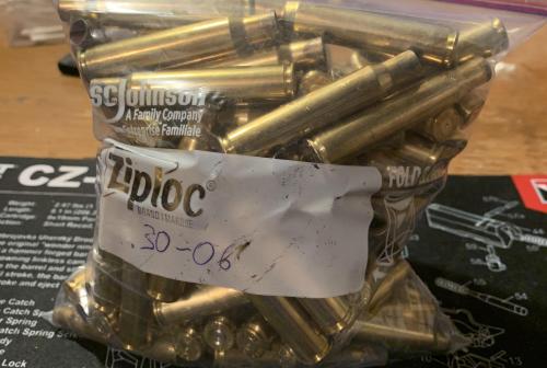Once Fired 30-06 Brass