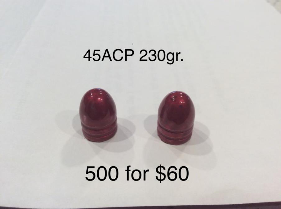 230gr. 45acp projectiles | GUNPOST